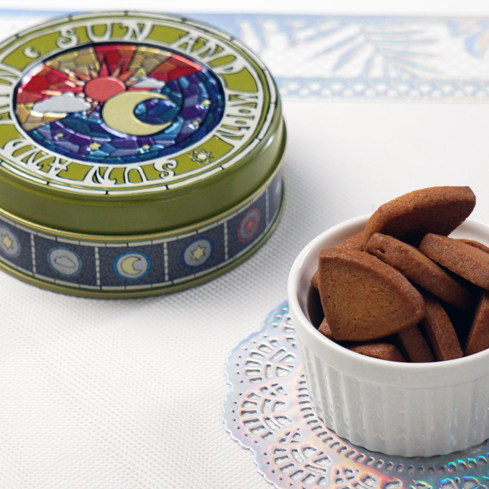 Amazon.co.jp: わらいみらい クッキー缶 クッキー スノウボール 焼き